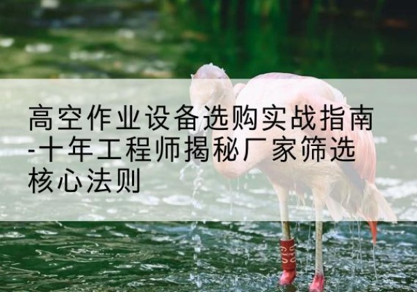 乌兰察布剪叉式升降机厂家-高空作业设备选购实战指南-十年工程师揭秘厂家筛选核心法则